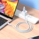 Кабель XO NB-Q265B-CC USB-C to USB-C 60W Power Delivery 1 м Blue (NB-Q265B-CC.blue) - изображение 2