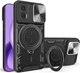 Протиударний чохол Armor Ring + захиcт камери для Motorola Moto G24 та G24 Power та G04 та G04S та E14 Simon case black - зображення 1