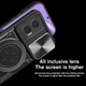 Протиударний чохол Armor Ring + захиcт камери для Motorola Moto G24 та G24 Power та G04 та G04S та E14 Simon case black - зображення 10