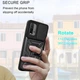 Протиударний броньований чохол із захистом камери для Xiaomi Redmi 9T та Poco M3 Armor Case Keysion black - изображение 10