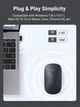 Комп'ютерна миша Ugreen MU001 Portable Wireless Mouse Black - зображення 2