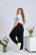 Женские брюки двунитка 64-66 черный (3649ФИ) - изображение 4