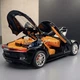Машинка Bugatti Atlantic моделька іграшка з парогенератором металева колекційна 20 см Чорний (8805180) - зображення 6