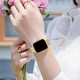 Смарт-годинник з Bluetooth 5.0 Minimal чоловічий / жіночий годинник з дисплеєм 1.44 дюйма та сталевим ремінцем + силіконовий ремінець, золотистий (103862534) - зображення 2