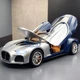 Машинка Bugatti Atlantic моделька игрушка с парогенератором металлическая коллекционная 20 см Темно-синий (5334705) - изображение 4