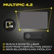Проектор Overmax Multipic 4.2 Full HD 1080p LED 200 дюйм 4500 люмен Б/В - изображение 8
