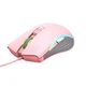 Ігрова дротова миша ONIKUMA CW908, RGB, 1200-7200DPI, USB, 1.5m, pink - зображення 5