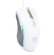 Ігрова дротова миша ONIKUMA CW908, RGB, 1200-7200DPI, USB, 1.5m, white - зображення 3