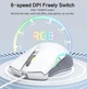 Ігрова дротова миша ONIKUMA CW908, RGB, 1200-7200DPI, USB, 1.5m, white - зображення 6