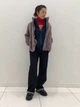 Куртка демисезонная женская Uniqlo 821701109 XS Коричневая (1159828547) - изображение 6
