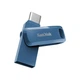 USB флеш накопичувач SanDisk 64GB Dual Drive Go Navy Blue USB 3.1 + Type-C (SDDDC3-064G-G46NB) - зображення 3