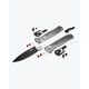 Ніж Benchmade Bugout Aluminum (535BK-4) - зображення 8