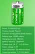 Акумуляторна батарея CR123A з зарядкою USB TYPE-C (2550mWh 3.7V), Зелений (152980) - зображення 6
