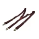 Узкие бордовые подтяжки Gofin 2,5 см PBP-4675 - изображение 1