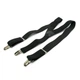 Подростковые черные подтяжки Gofin PBT-4251 - изображение 1