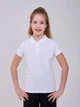 Подростковая футболка-поло для девочки Smil 114009 164 см Белая (4824039348201) - изображение 1