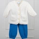 Кардиган утеплений для дівчаток букле Trendy Tot 03-01553 молочний 98 см (3 роки) - изображение 3