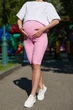 Велосипедки для беременных с высоким поясом на животик Parma Lullababe размер XL Розовый - изображение 4