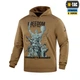 Кофта M-Tac Hoodie Freedom Coyote Brown Розмір XS - зображення 1