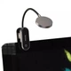 Лампа с аккумулятором Baseus Comfort Reading Mini Clip Lamp 3W 4000K 350mAh USB 5V с креплением-прищепка Black-Gray - изображение 6