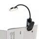 Лампа с аккумулятором Baseus Comfort Reading Mini Clip Lamp 3W 4000K 350mAh USB 5V с креплением-прищепка Black-Gray - изображение 7