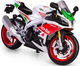 Motocykl Daffi RMZ Hobby Aprilia RSV4 1:12 (5905422081352) - obraz 4