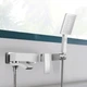 Змішувач для ванни Qtap Swan Cascada з поворотним виливом (з душовим гарнітуром) QTSWA260CRM45565 Chrome QTSWA260CRM45565 - изображение 2