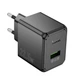 Сетевое зарядное устройство Hoco CS17A QC3.0 (22.5W) / 3A USB с быстрой зарядкой Black - изображение 2