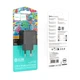 Сетевое зарядное устройство Hoco CS17A QC3.0 (22.5W) / 3A USB с быстрой зарядкой Black - изображение 5