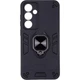 Чехол Fiji Defence для Samsung Galaxy S24 FE (S721) защитный бампер с кольцом подставкой Black - изображение 2
