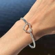 Серебряный браслет Pandora Пандора с открывающейся застежкой-сердцем 21 (599539C00) - изображение 4