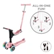Дитячий самокат 3в1 Globber Go Up Sporty Lights пастельно-рожевий (452-710-4 S) - зображення 14