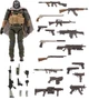 Саймон «Гоуст» Райли Call of Duty: Ghosts Jawbone Deluxe weapons pack Figure Jazwares - изображение 2