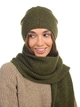 Женский комплект SVTR шапка и шарф One size Хаки (935 хаки) - изображение 1