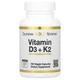 Витамины D3 и К2 5000 МЕ California Gold Nutrition 180 капсул - изображение 1