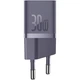 Сетевое зарядное устройство Baseus GaN5 Fast Charger(mini) 1C 30W + кабель Type-C to Type-C 100W 1m (P10110902523-00) Midnight Purple - изображение 2
