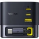 Сетевое зарядное устройство Baseus Super GaN Desktop Charger with Retractable Cable 3C+U 100W (P10164001123-00) Cosmic Black - изображение 1