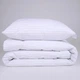 Набор MirSon №1140 СоІог Fun Line Одеяло зимнее Евро 200х220 см 17-0605 Stripe White Bamboo + Подушка 50x70 см (2200010881059) - изображение 4