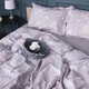 Простынь на резинке MirSon 150x190+25 см 00-3 Grey Dandelions поплин (2200009701856) - изображение 2