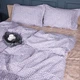 Простынь на резинке MirSon 140x190+25 см 00-4 Geometry Beige поплин (2200009703096) - изображение 3