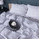 Простынь на резинке MirSon 150x200+25 см 00-6 Geometry Grey поплин (2200009705670) - изображение 2