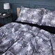 Простынь на резинке MirSon 140x200+25 см 00-8 Black Flowers поплин (2200009708176) - изображение 2