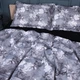 Простынь на резинке MirSon 160x190+25 см 00-8 Black Flowers поплин (2200009708206) - изображение 4