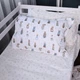 Простынь на резинке MirSon Poplin Line Kids 03 Animals 180x190 см (2200009713262) - изображение 1