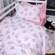 Простынь на резинке MirSon Poplin Line Kids 04 Cats 120x190 см (2200009714443) - изображение 3
