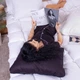 Подушка ортопедическая (стружка Memory) MirSon №4040 Delicate Satin 0055 Black Pearl WoMen 59х43х10 см (2200006422501) - изображение 5