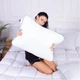 Подушка ортопедическая (стружка Memory) MirSon №4000 Green Nature Julia WoMen 59х43х10 см (2200006422082) - изображение 1