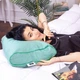 Подушка ортопедична MirSon Стружка Memory №4156 Delicate satin 0844 Green Olive 49х32х10.5 см (2200006423706) - зображення 3
