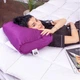 Подушка ортопедична MirSon Стружка Memory №4270 Delicate satin 0846 Lilac 58х40х10.5 см (2200006424918) - зображення 2