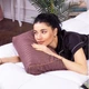 Подушка ортопедическая MirSon Стружка Memory №4183 Satin Stripe 30-0006 Dark Brown Kiddy 50х29х8 см (2200006423973) - изображение 3